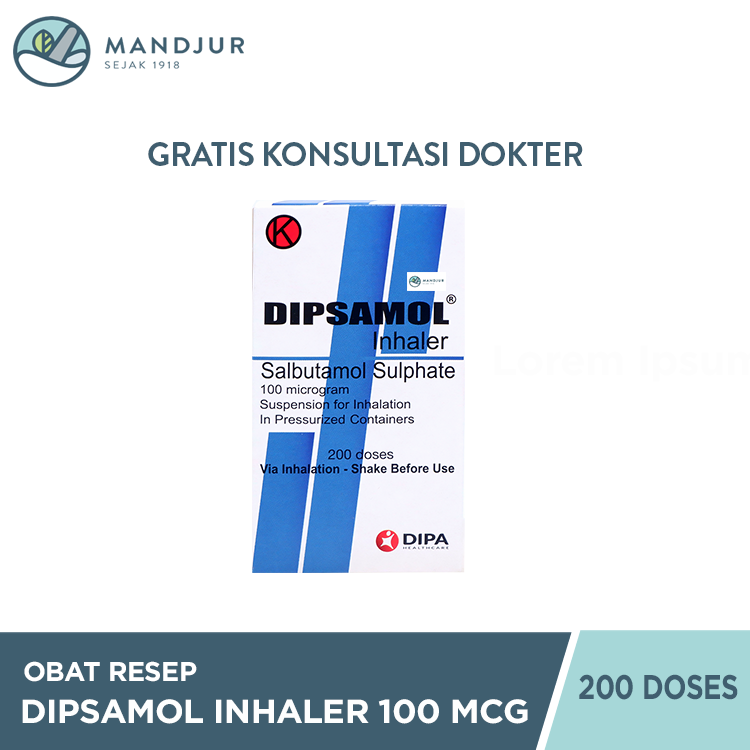 Dipsamol Inhaler 100 mcg