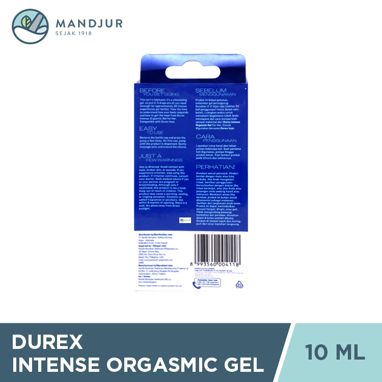 Durex Intense Orgasmic Gel 10 mL
