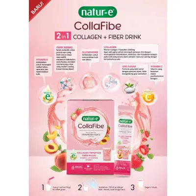 Natur-E Colla Bites 1 Sachet isi 8 Gummy - Collagen Gummy untuk Menjaga Kesehatan Kulit, Rambut, dan Kuku