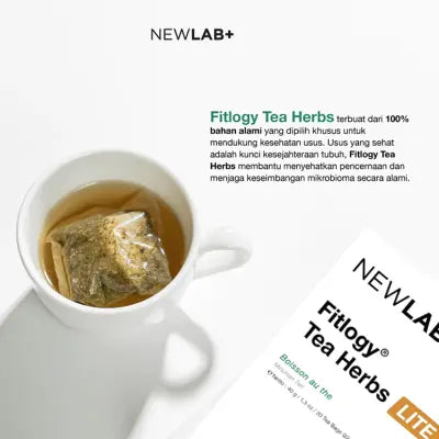 Newlab Fitlogy Tea Herbs LITE 20 Bags - Minuman Teh Herbal untuk Pemula