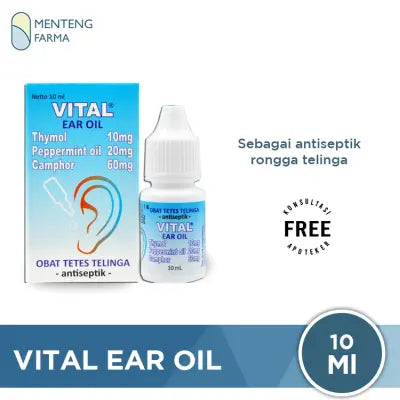 Vital Ear Oil - Obat Tetes Telinga Gatal dan Infeksi