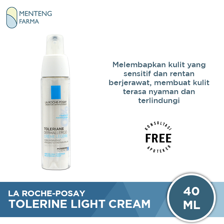 La Roche Posay Toleriane Ultra Light 40 mL - Pelembab Kulit Sensitif - Menteng Farma