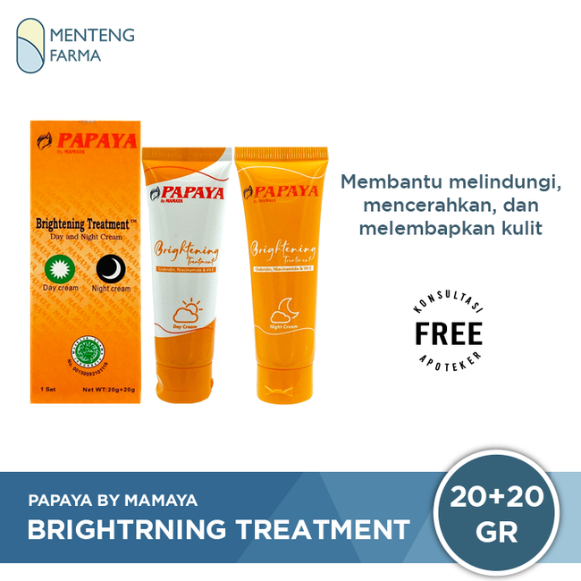 Papaya By Mamaya Brightening Treatment Cream - Menteng Farma