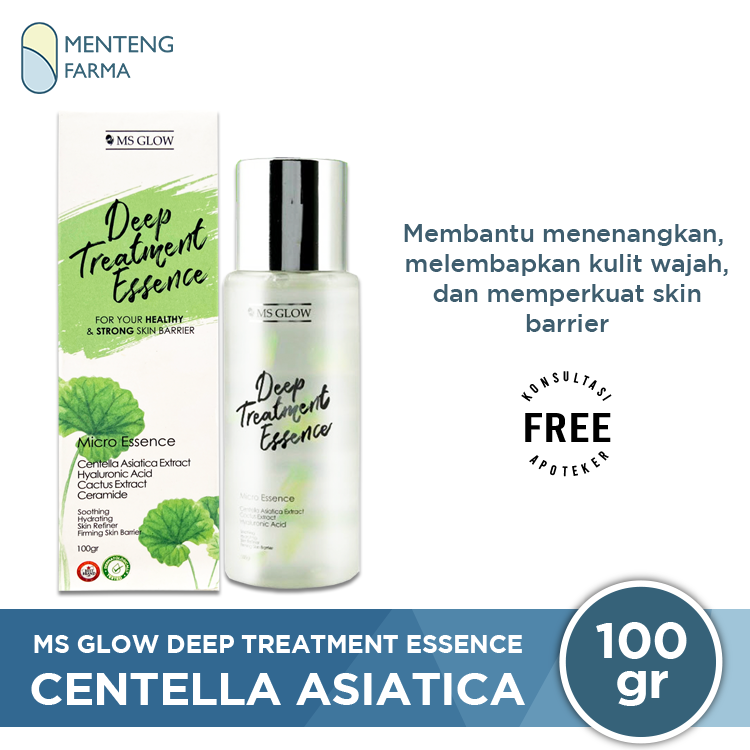 Ms Glow Deep Treatment Essence Centella Asiatica 100 gr - Menteng Farma