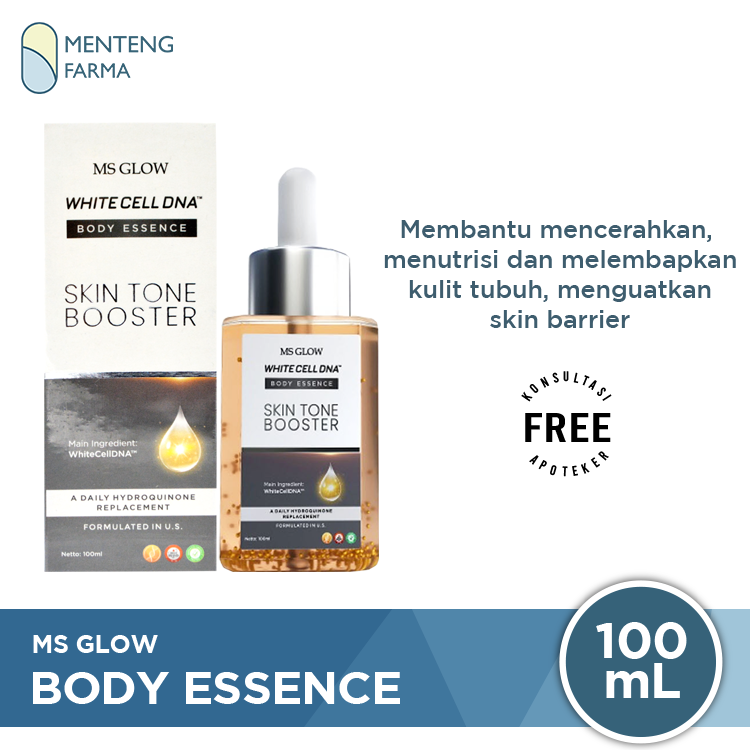 Ms Glow Body Essence White Cell DNA 100 mL - Menteng Farma