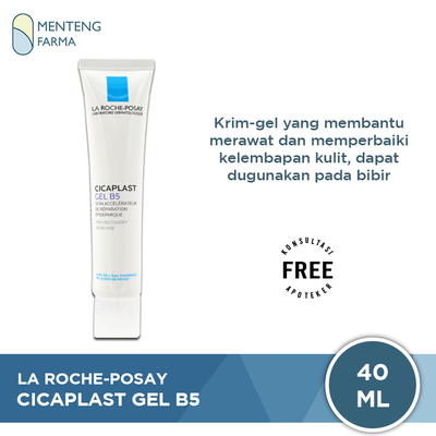 La Roche Posay Cicaplast Gel B5 40 mL - Gel Pelembab Kulit - Menteng Farma