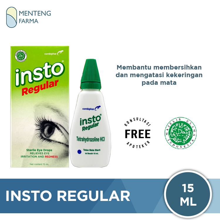 Insto Regular 15 ml - Obat Tetes Mata - Menteng Farma