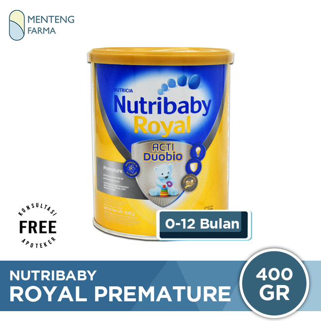 Nutribaby Royal Premature 400 Gr - Susu Formula Khusus Bayi Premature - Menteng Farma