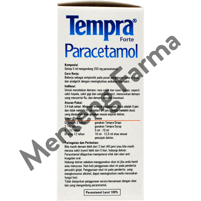 Tempra Forte Grape 60 mL - Obat Demam dan Pereda Nyeri Anak - Menteng Farma