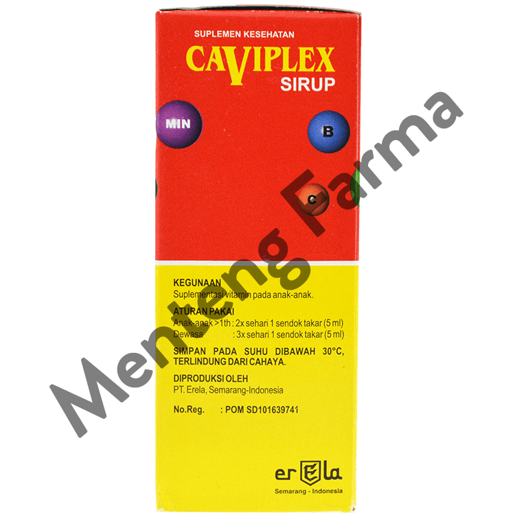 Caviplex Sirup 60 ML - Suplementasi Vitamin Anak - Menteng Farma