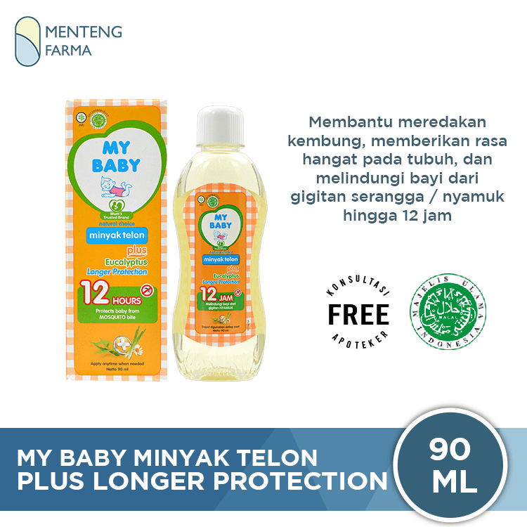 My Baby Minyak Telon Plus Long Protection 90 ml - Menteng Farma