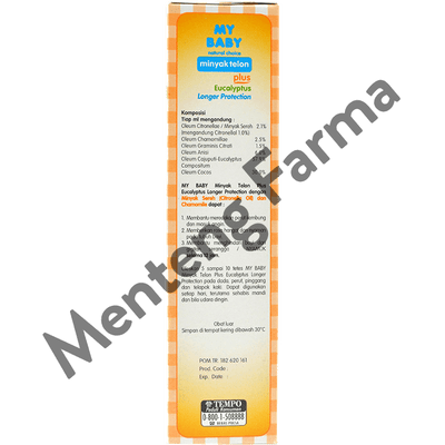 My Baby Minyak Telon Plus Long Protection 90 ml - Menteng Farma