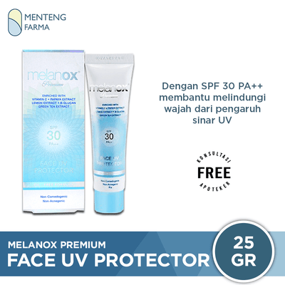 Melanox Premium Face UV Protector SPF 30 PA++ 25 Gr - Menteng Farma