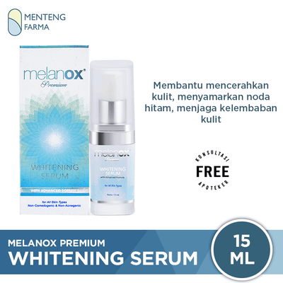 Melanox Premium Whitening Serum 15 ML - Serum Pemutih Wajah - Menteng Farma