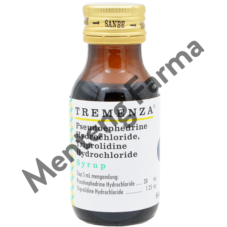 Tremenza Sirup 60 mL - Sirup Obat Flu Alergi ISPA - Menteng Farma