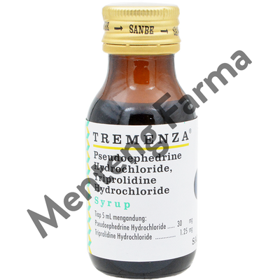 Tremenza Sirup 60 mL - Sirup Obat Flu Alergi ISPA - Menteng Farma