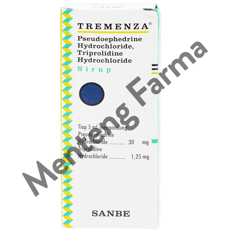 Tremenza Sirup 60 mL - Sirup Obat Flu Alergi ISPA - Menteng Farma