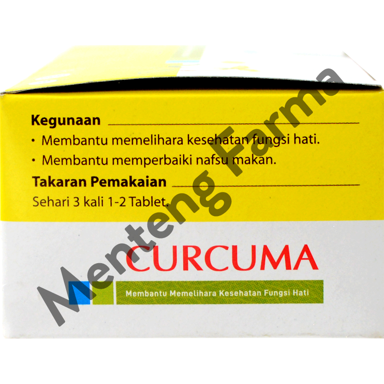 Curcuma 20 Mg 10 Tablet - Suplemen Kesehatan Hati dan Nafsu Makan - Menteng Farma