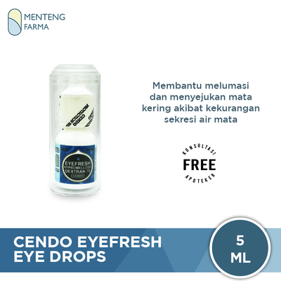 Cendo Eyefresh Eye Drop 5 mL - Obat Tetes Steril Mata Kering - Menteng Farma