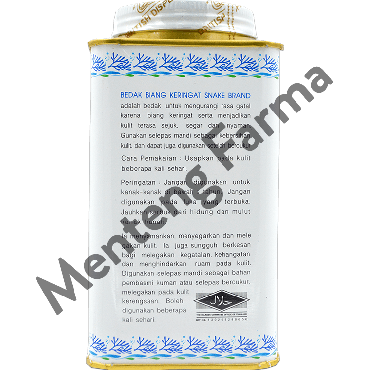 Prickly Heat Powder Ocean Fresh 150 Gram - Bedak Antiseptik Gatal & Biang Keringat - Menteng Farma
