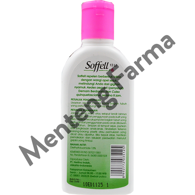 Soffell Lotion Wangi Apple 60 Gr - Lotion Anti Nyamuk - Menteng Farma