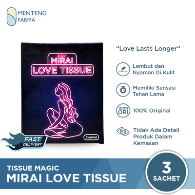 Mirai Love Tissue 3 Sachet - Menteng Farma