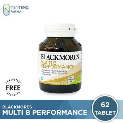 Blackmores Executive B Isi 62 Tablet - Bantu Jaga Stamina dan Kesehatan Tubuh - Menteng Farma