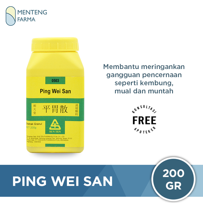 Ping Wei San - Meredakan gangguan Pencernaan - Menteng Farma