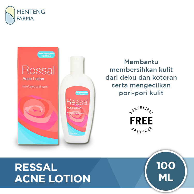 Ressal Acne Lotion - Lotion Perawatan Kulit Berjerawat - Menteng Farma