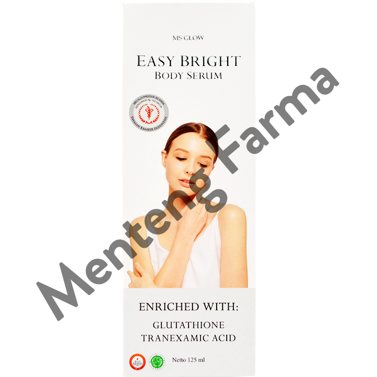 Ms Glow Easy Bright Body Serum 125 mL - Serum Pencerah Kulit Tubuh - Menteng Farma