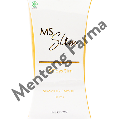 Ms Glow Slimming Capsule - Ms Slim Kapsul Penurun Berat Badan dan Lemak Tubuh - Menteng Farma