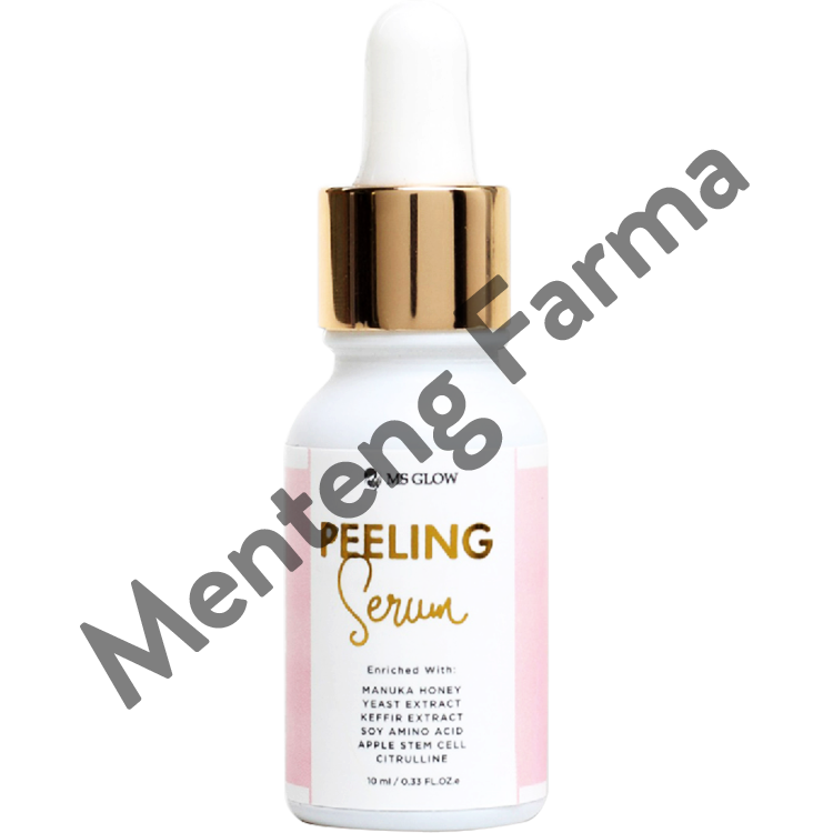 Ms Glow Peeling Serum 10 mL - Serum untuk Menghilangkan Sel Kulit Mati - Menteng Farma