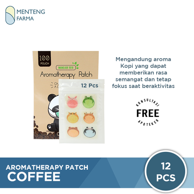 Mandjur 1918 Aromatherapy Patch Coffee Sachet (12 Patch) - Menteng Farma