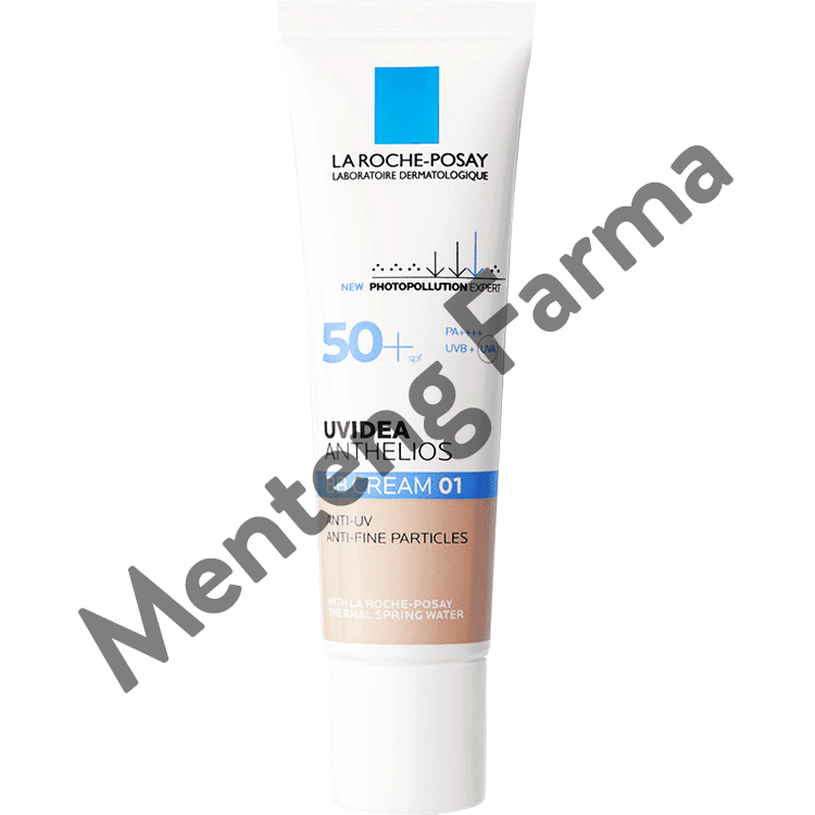 La Roche Posay Uvidea Anthelios BB Cream (01) SPF50+ 30 mL - BB Cream Menyamarkan Noda dan Jerawat - Menteng Farma