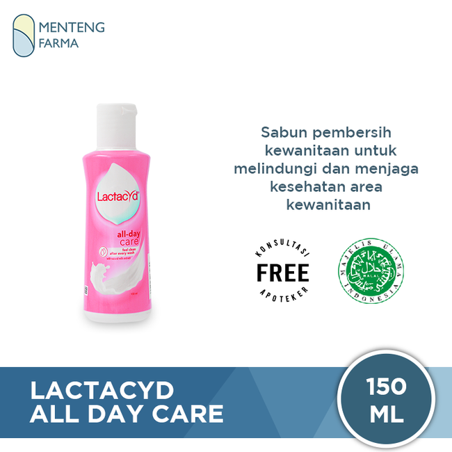 Lactacyd All Day Care 150 mL - Pembersih Organ Kewanitaan - Menteng Farma