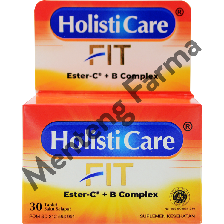 Holisticare Fit 30 Tablet - Suplemen Vitamin C dan B Complex - Menteng Farma