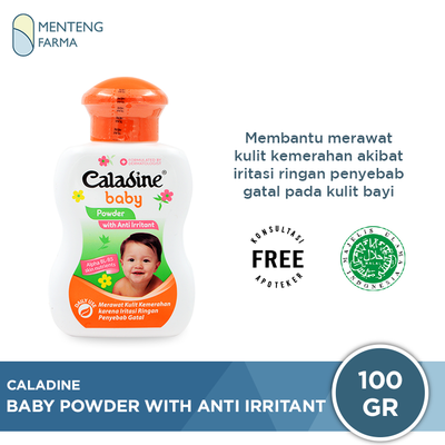 Caladine Baby Powder 100 Gr - Bedak Bayi Anti Iritasi - Menteng Farma