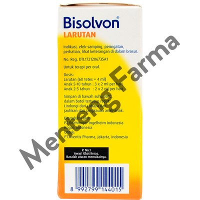 Bisolvon Solution 50 ML - Larutan Pengencer Dahak - Menteng Farma