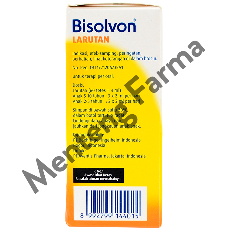 Bisolvon Solution 50 ML - Larutan Pengencer Dahak - Menteng Farma