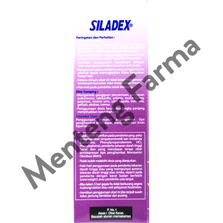 Siladex Flu 60 mL - Obat Pereda Gejala Flu Batuk - Menteng Farma