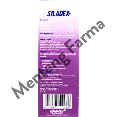 Siladex Flu 60 mL - Obat Pereda Gejala Flu Batuk - Menteng Farma