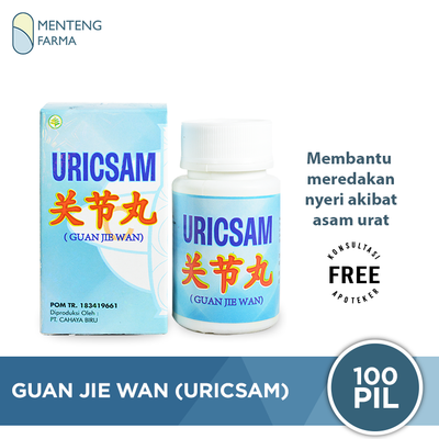 Guan Jie Wan (Uricsam) - Meredakan Nyeri Dan Pegal Linu Asam Urat - Menteng Farma