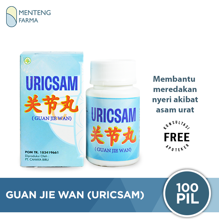 Guan Jie Wan (Uricsam) - Meredakan Nyeri Dan Pegal Linu Asam Urat - Menteng Farma