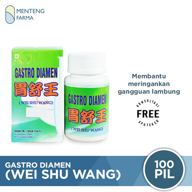 Gastro Diamen (Wei Shu Wang) - Obat Asam Lambung - Menteng Farma