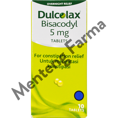 Dulcolax 5 Mg 10 Tablet - Obat Pencahar, Konstipasi, Sembelit - Menteng Farma