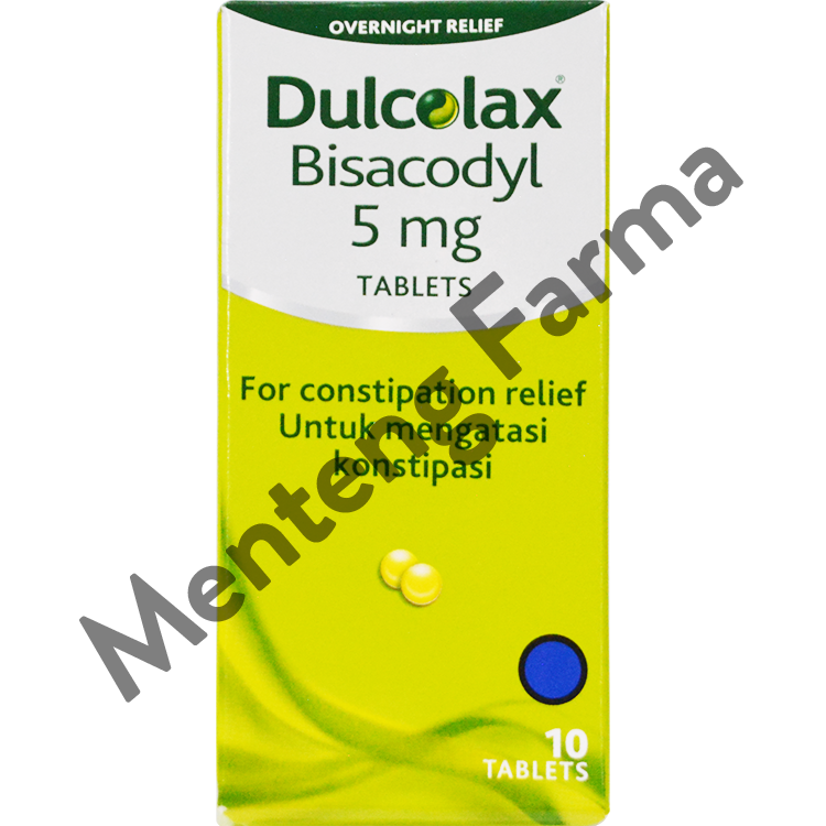 Dulcolax 5 Mg 10 Tablet - Obat Pencahar, Konstipasi, Sembelit - Menteng Farma