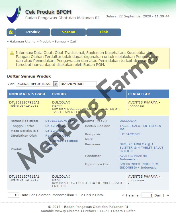 Dulcolax 5 Mg 10 Tablet - Obat Pencahar, Konstipasi, Sembelit - Menteng Farma