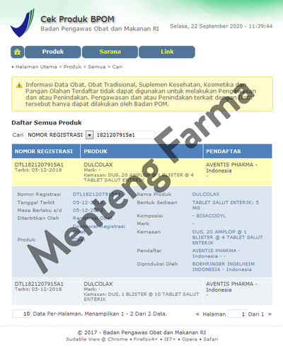 Dulcolax 5 Mg 10 Tablet - Obat Pencahar, Konstipasi, Sembelit - Menteng Farma