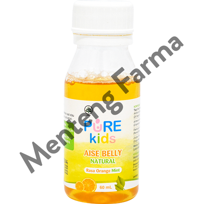 Pure Kids Aise Belyy 60 mL - Sirup Pereda Kembung dan Masuk Angin Anak - Menteng Farma