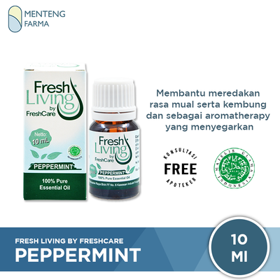 FreshCare Fresh Living Essential Oil Peppermint 10 mL - Menteng Farma